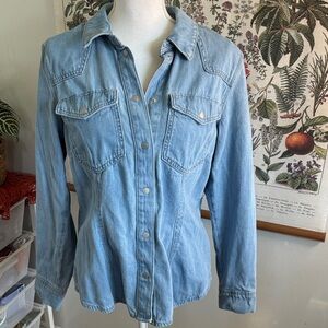 Universal Thread Light Blue Button Down Shirt size 14